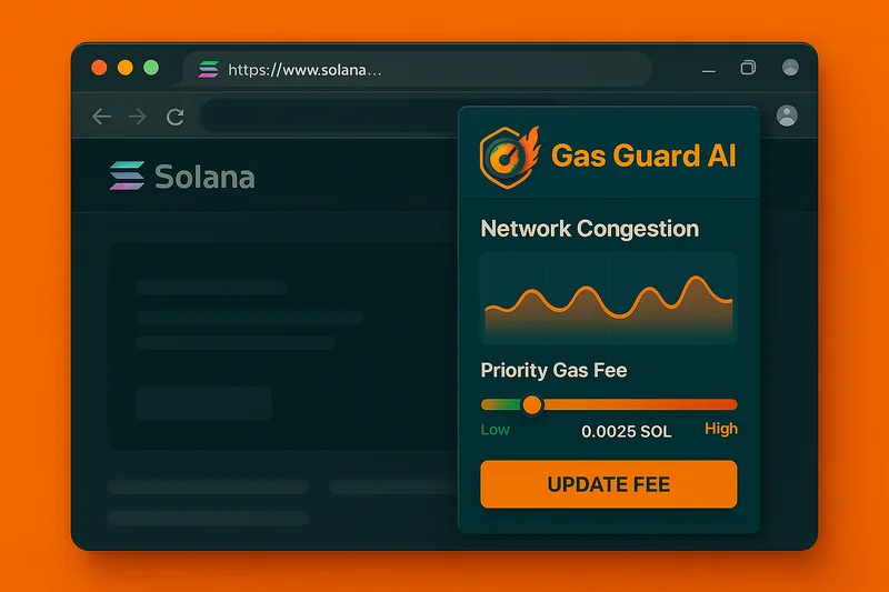 Gas Guard AI Extension UI